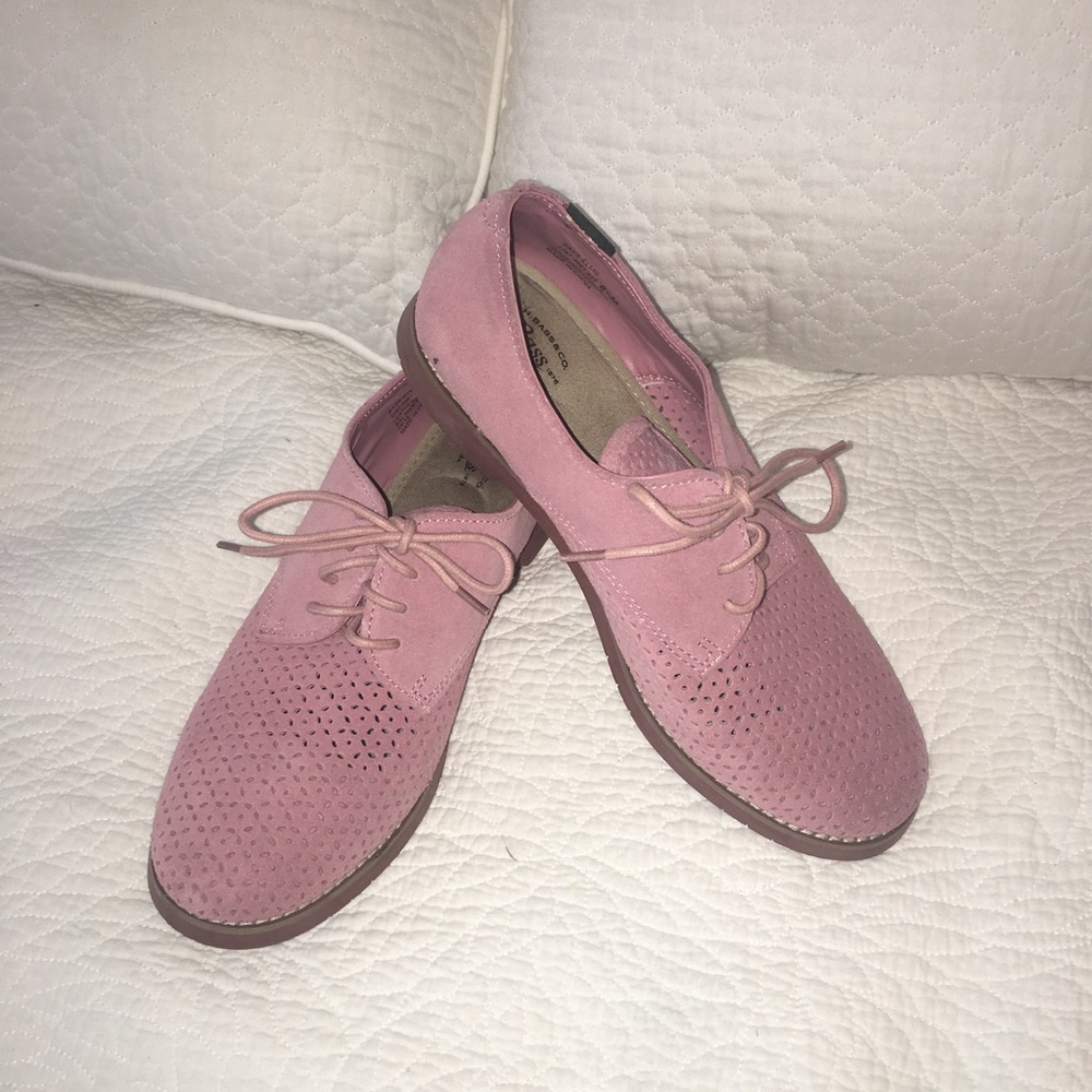 Pink suede shoes